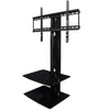 TygerClaw TV Stand with Dual AV Shelves for 32-65