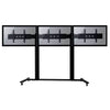 TygerClaw Mobile 3 TVs Stand for 30