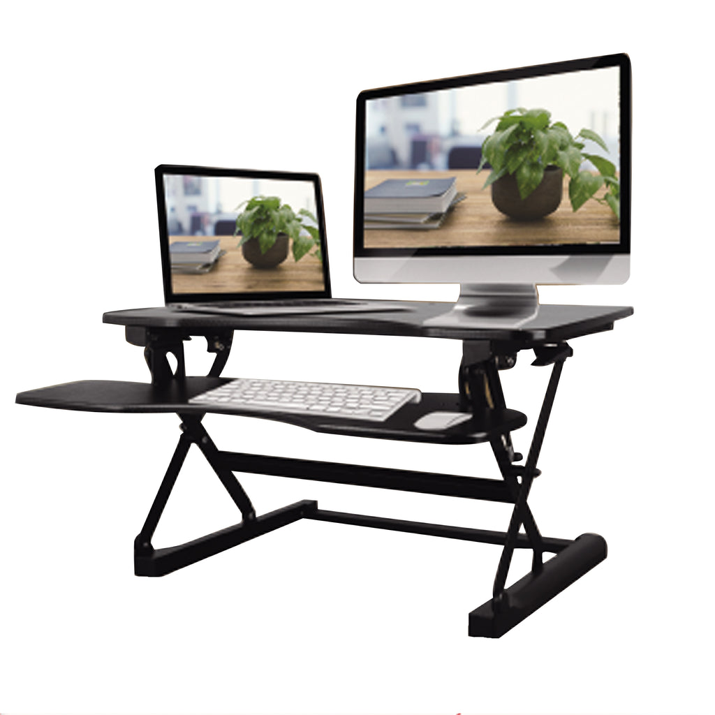 TygerClaw TYDS10020BLK height-adjustable standing Desk