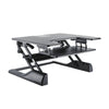 TygerClaw Sit-Stand Desktop Workstation Stand (Black)