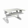 TygerClaw Sit-Stand Desktop Workstation Stand (White)