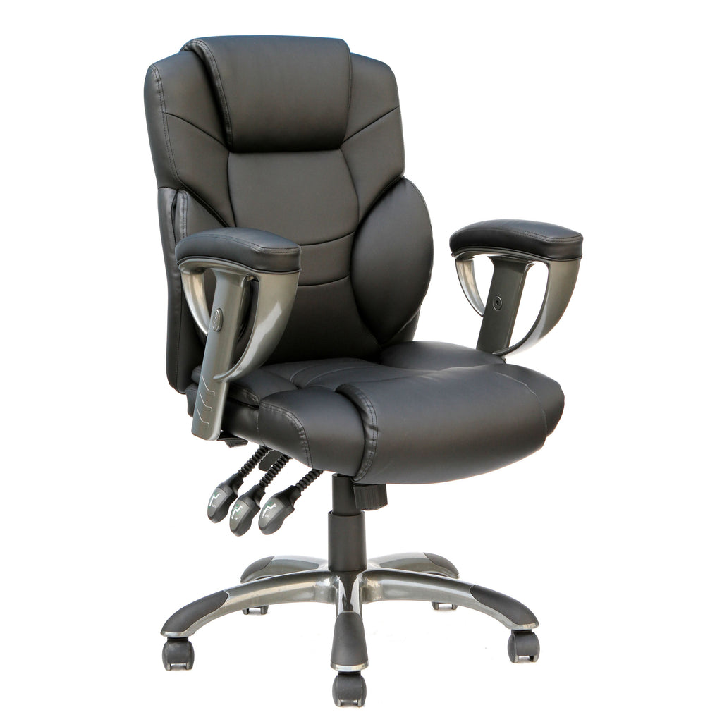 TygerClaw Executive High Back Bonded Leather Office Chair