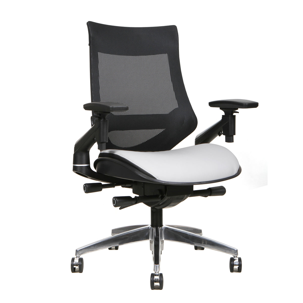 TygerClaw Mesh Mid Back and Bonded Leather Seat Office Chair Tygerclaw